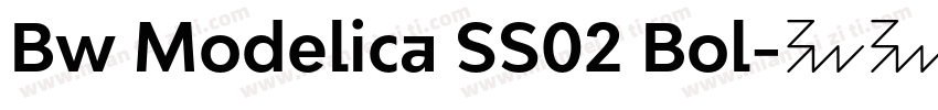 Bw Modelica SS02 Bol字体转换